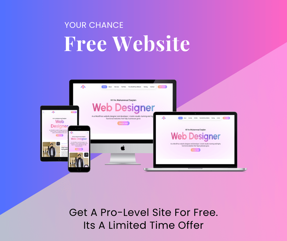 free wordpress website offer 2025